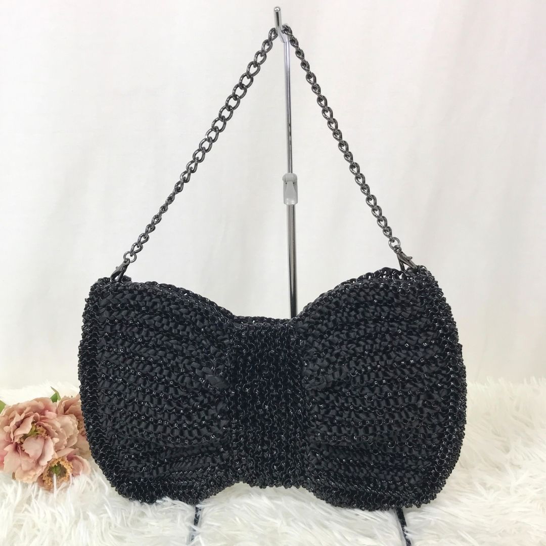 ANTEPRIMA ブラック パーティーバッグ 保存袋付き