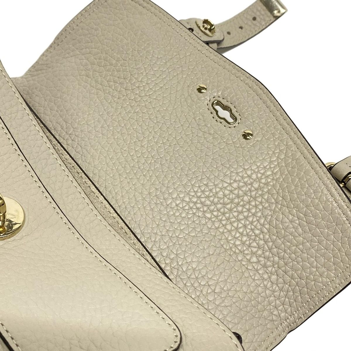 【品質最高】 MULBERRY マルベリー ハンドバッグ ミニ アレクサ RL6595 グレーベージュ レザー