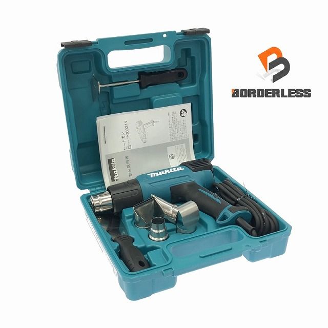 比較的 makita マキタ 100V ヒートガン HG6031VK ホットガン ドライヤー アタッチメント ケース 112403