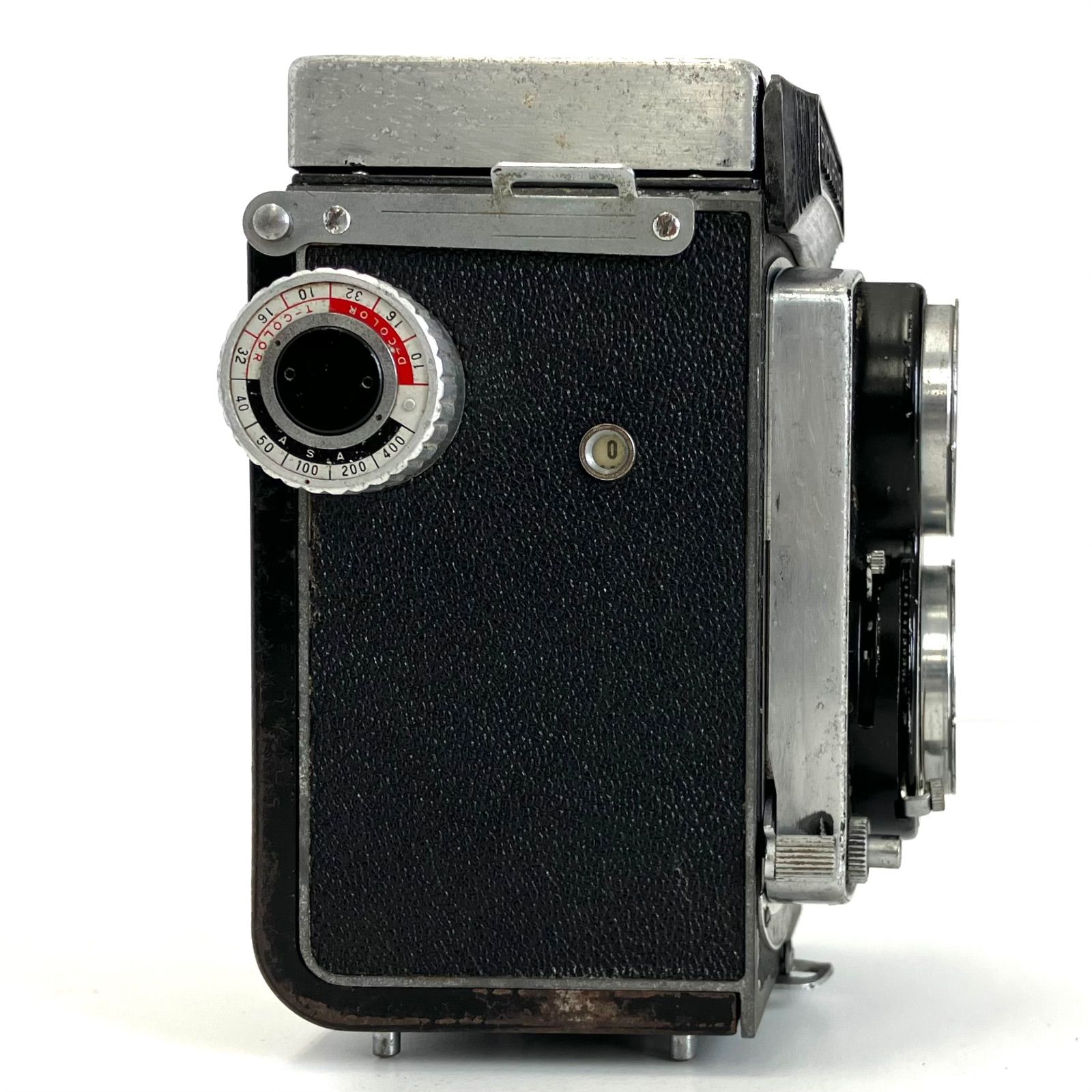 228692】 Ricoh Ricohflex New Dia 二眼レフカメラ RIKEN 80mm