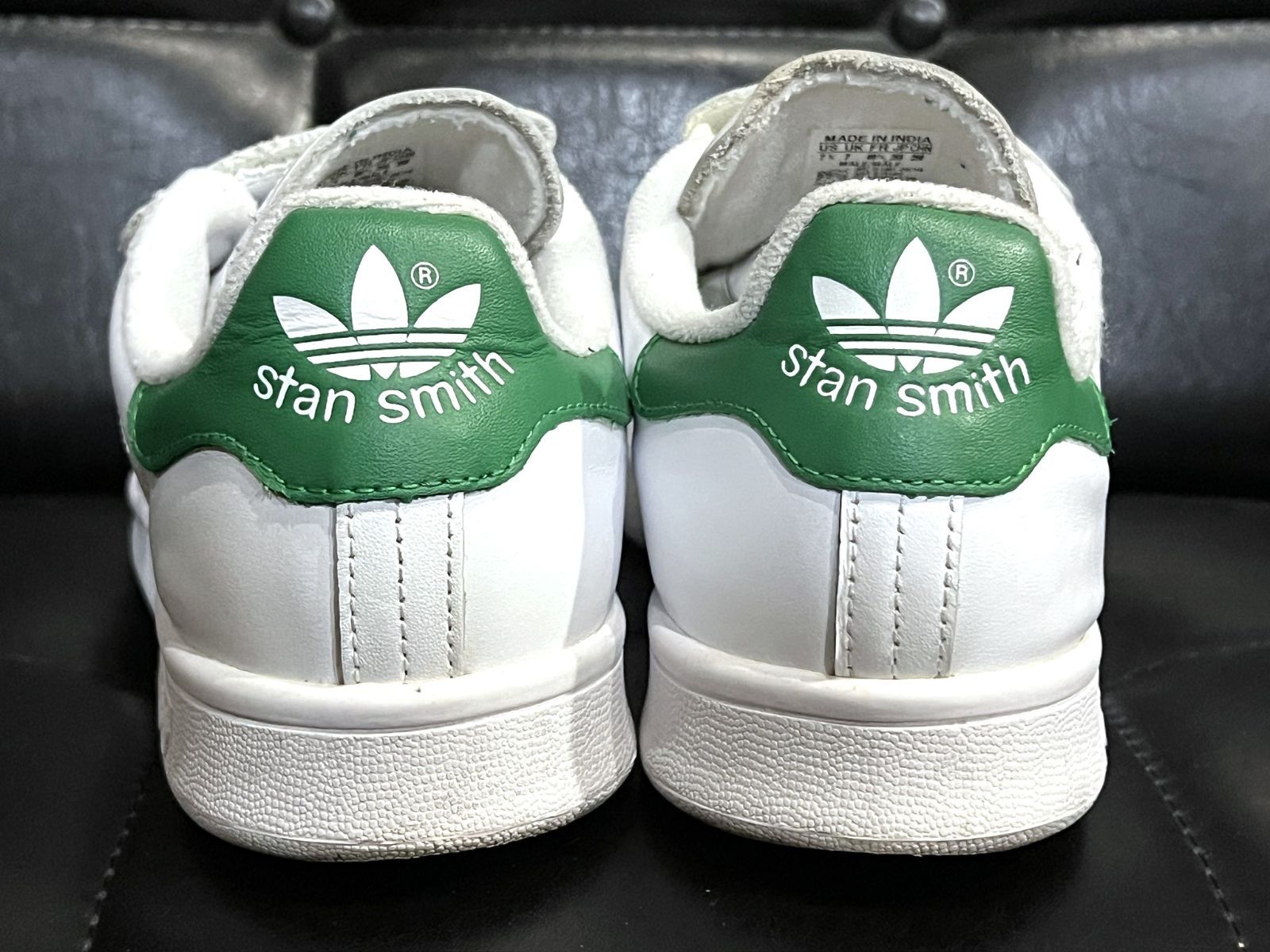 美品 アディダス 天然皮革 スタンスミス コンフォート 25.5cm 白緑 adidas STAN SMITH CF S75187 ベルクロ |mercariメルカリ官方指定廠商|Bibian比比昂代買代購