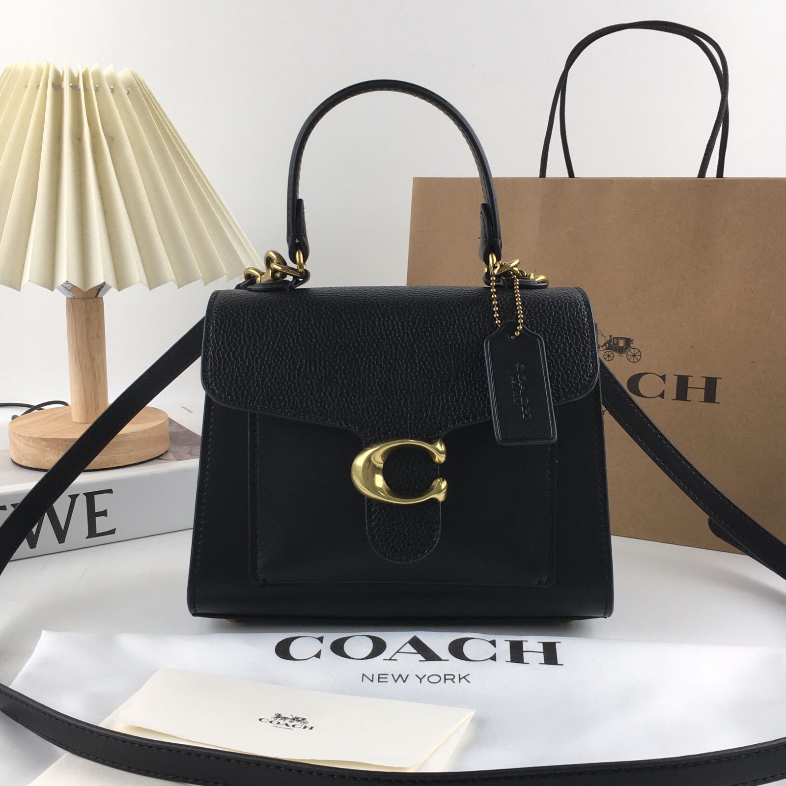 新品 COACH コーチ レザー タビー トップ ハンドル 20 ショルダーバッグ タビートップハンドル 636 - メルカリ