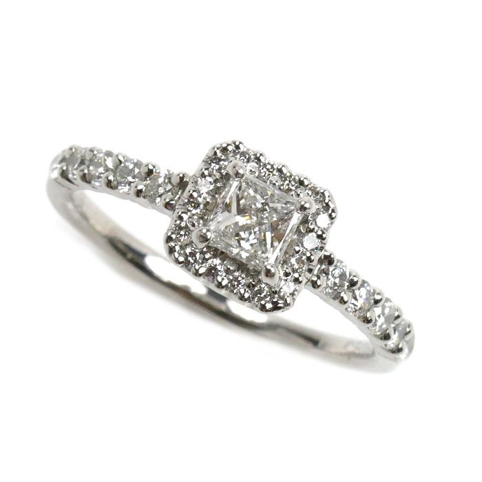 Vendome Aoyama ヴァンドーム青山 Pt950プラチナ グレース リング 指輪 ダイヤモンド0.308ct|0.33ct 14号 4.7g レディース