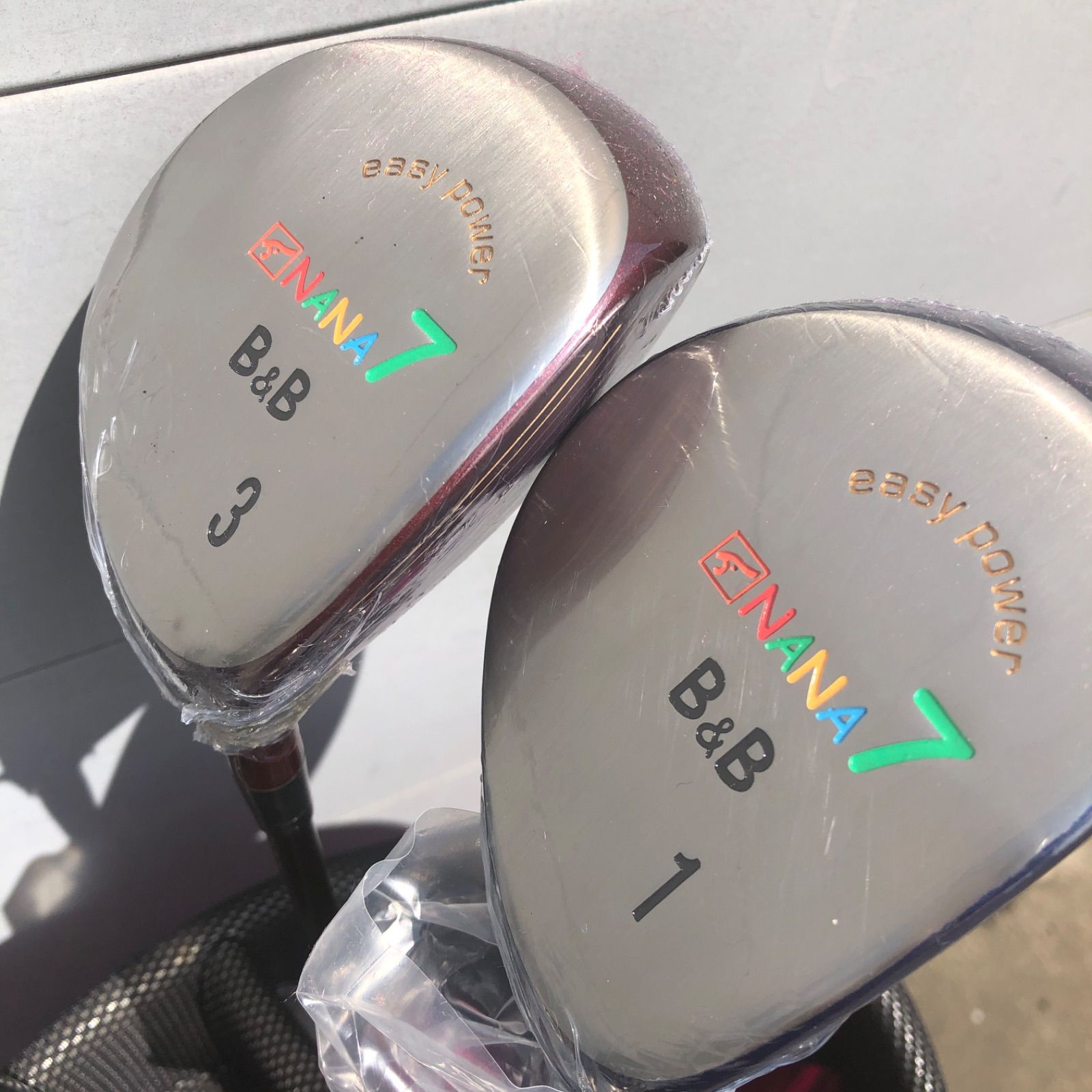 2+4b3【レディース】新品ウッドにやさしいアイアンのセット