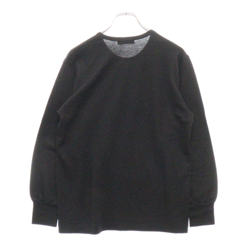 COMME des GARÇONS ブラック 長袖カットソー COMME des GARCONS コムデギャルソン Tシャツ 長袖 ロンT クルー