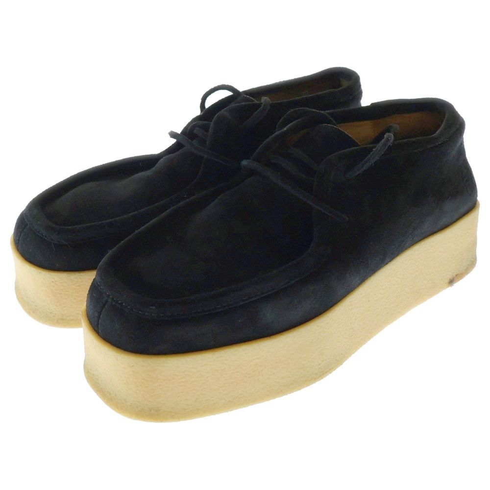 LOEWE ロエベ 21 AW スエード クレープソール モカシン ワラビーシューズ ブラック