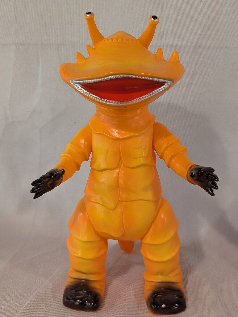 ブルマァク ブルマァクの怪獣シリーズ ウルトラQ カネゴン オレンジ BM 632