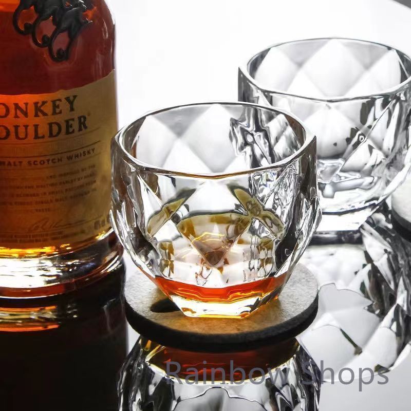 新品未使用】ウイスキーグラス ロックグラス☆250ml☆2個セット