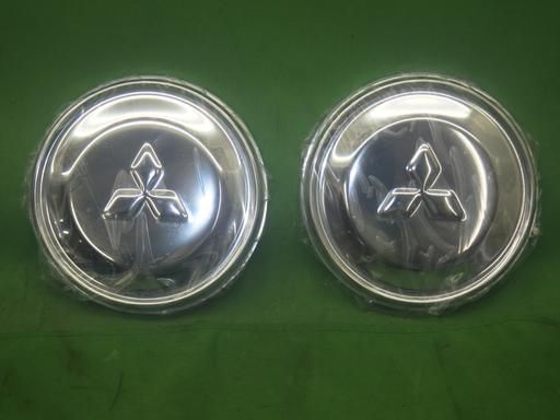 デコトラ クロムステーション製 フロントハブキャップ 左右