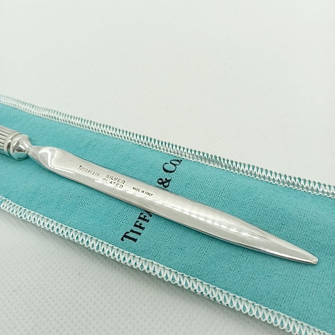 ティファニー レターオープナー SILVER PLATED 変色予防処理
