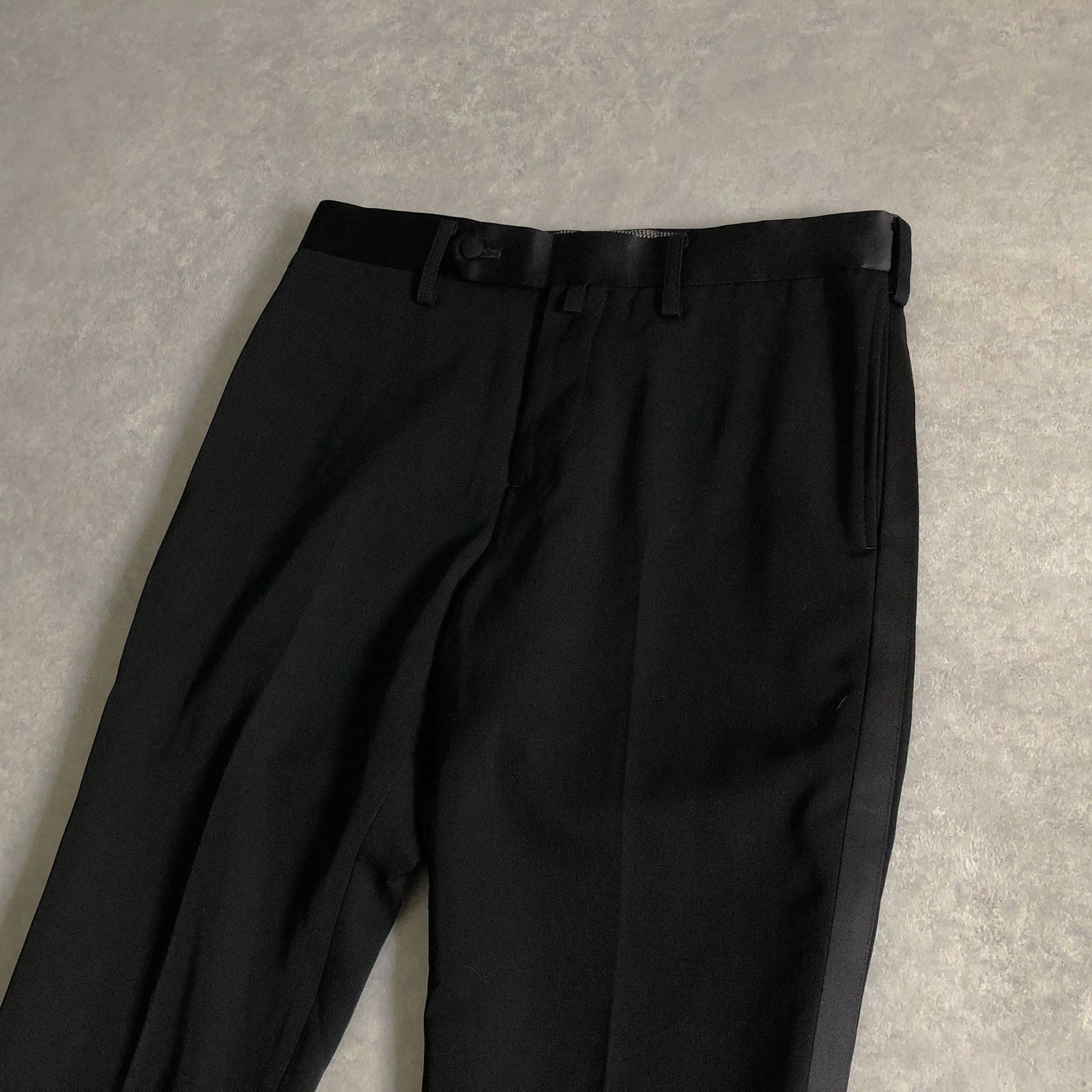 ジュンヤワタナベ　パンツ　側章　XS黒 JUNYA WATANABE MAN COMME des GARCONS 側章ライン スラックス