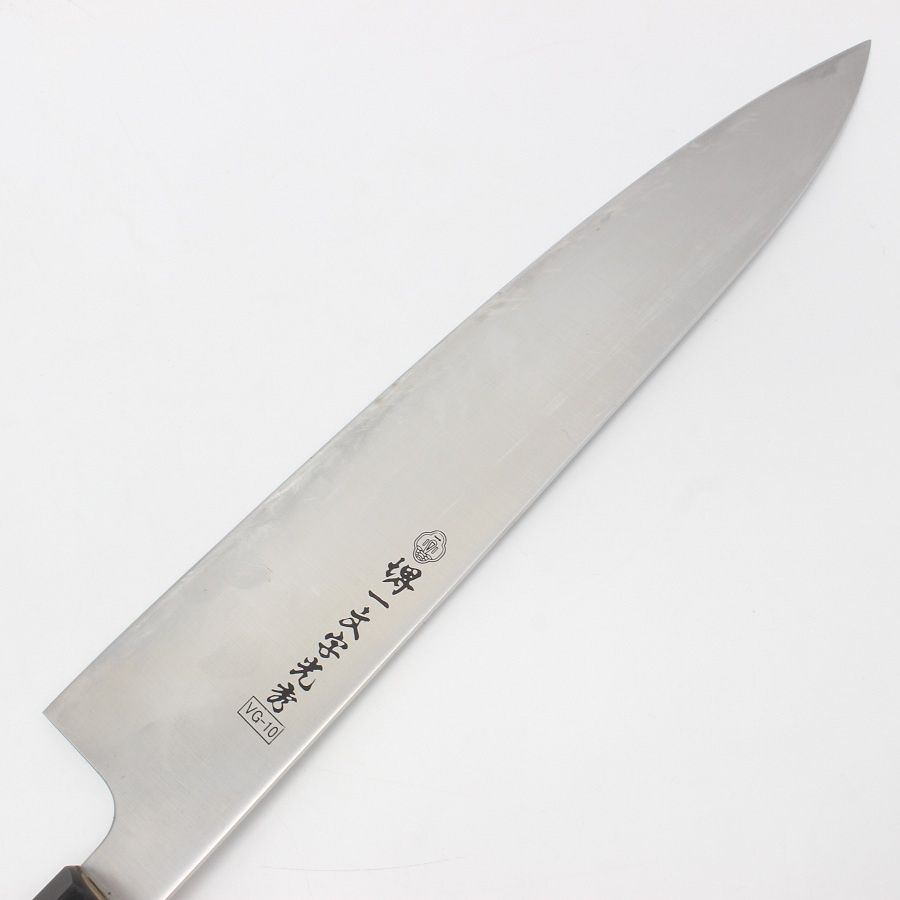 堺一文字光秀 VG-10 和牛刀 九寸 八角柄 刃渡り約270mm 包丁