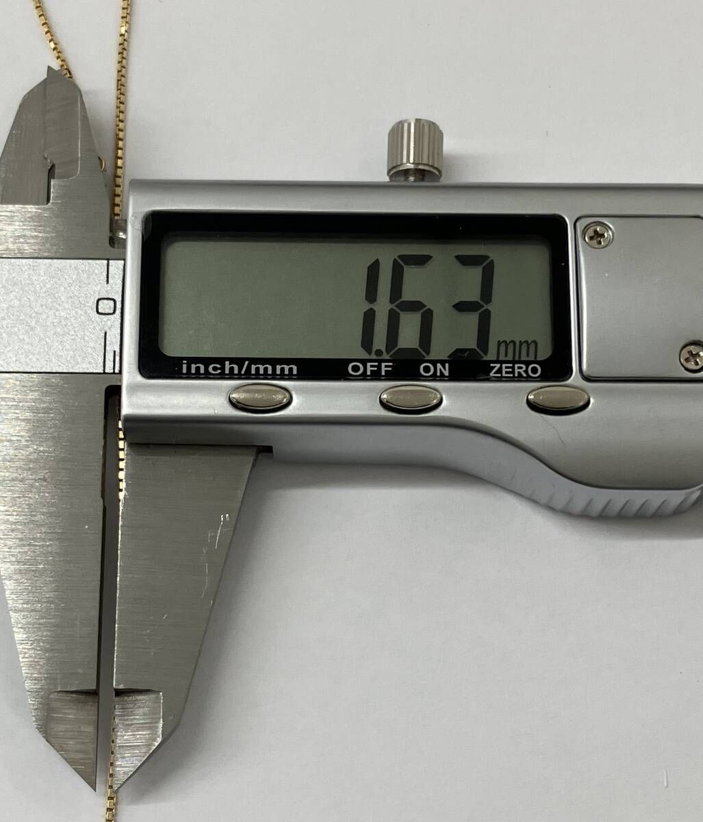 K18 40cm ネックレス パール 真珠 4.3g イエローゴールド 18金