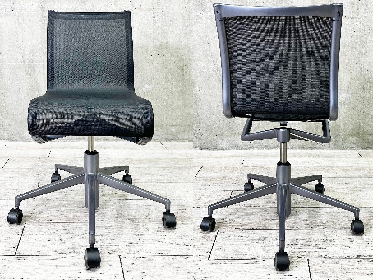 alias アリアス ローリングフレームサイドチェア アントラサイトフレーム cassina ixc カッシーナ