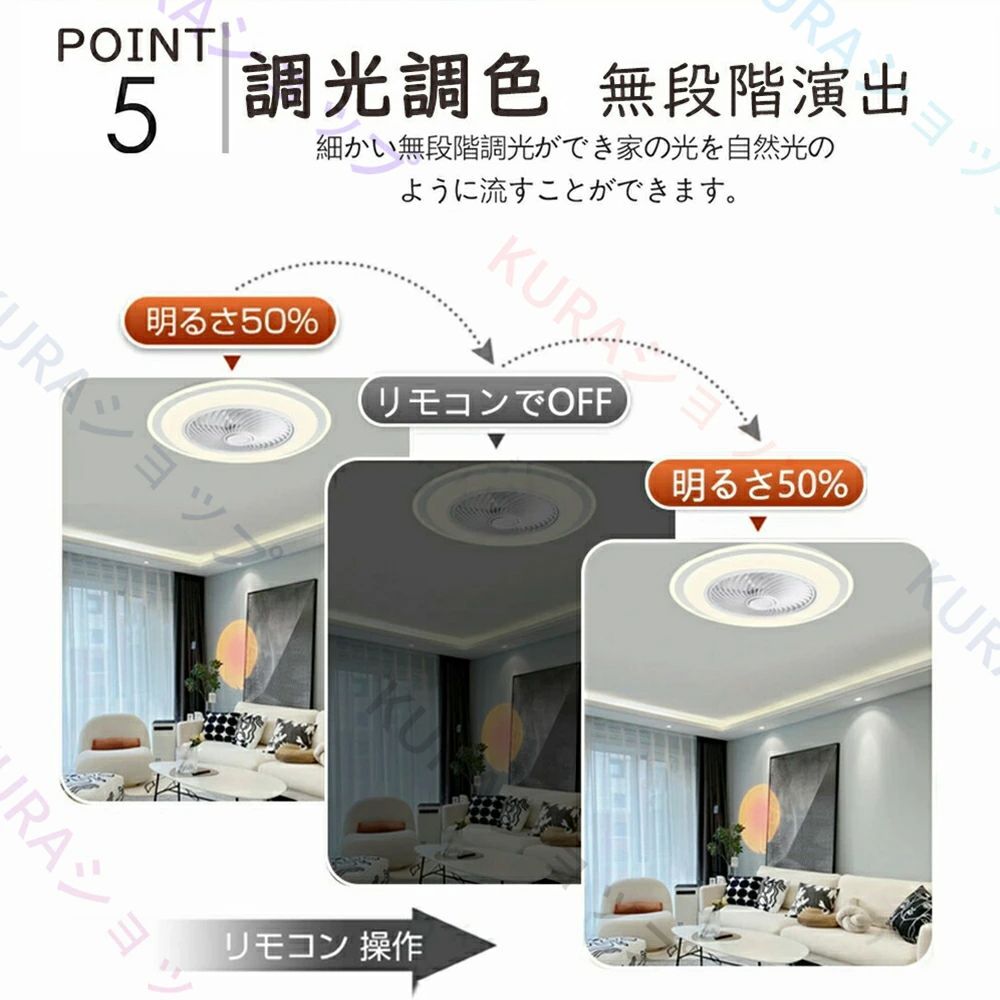 ルーバー回転 スマホAPP操作機能