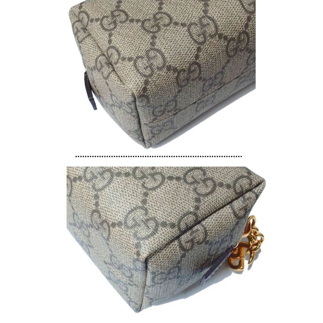 GUCCI グッチ GGスプリーム スクエア ポーチ コスメポーチ