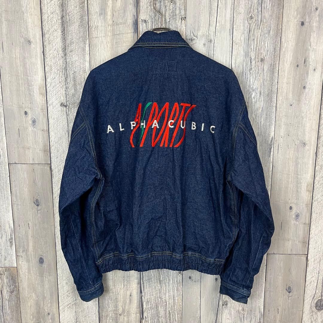 ALPHA CUBIC アルファ キュービック デニム ジャケット Gジャン