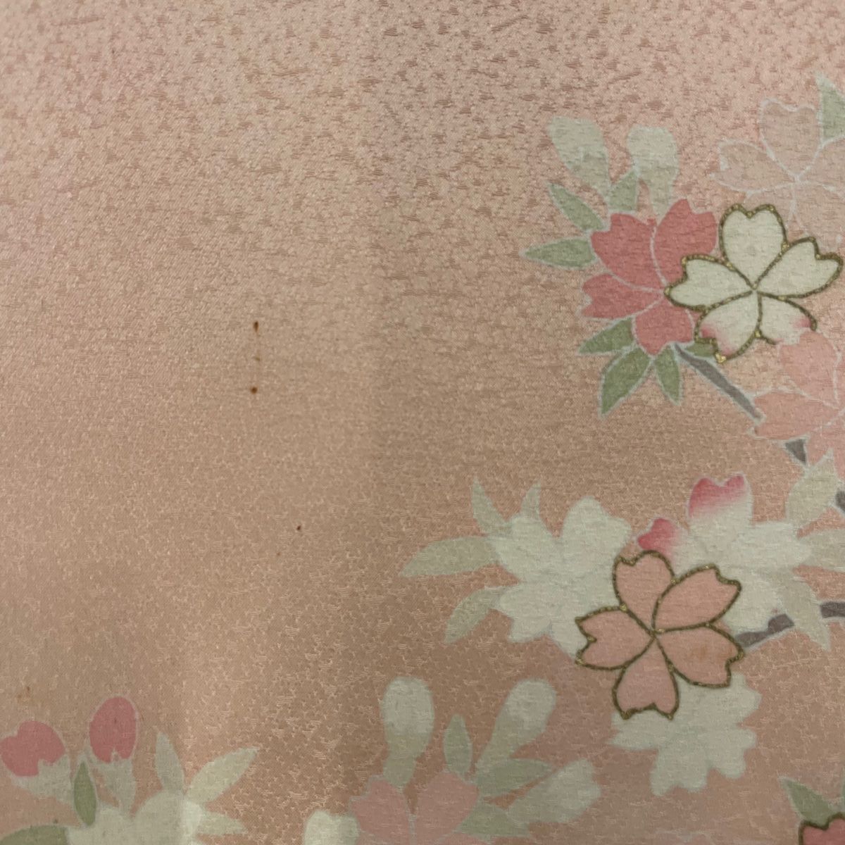 【訪問着】桜の花  金糸