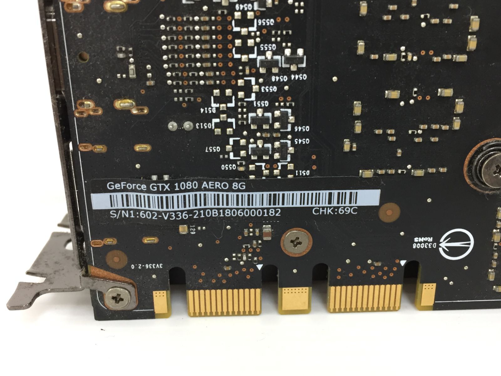 良品】MSI GeForce GTX1080 AERO 8G グラフィックボード 動作品 - メルカリ