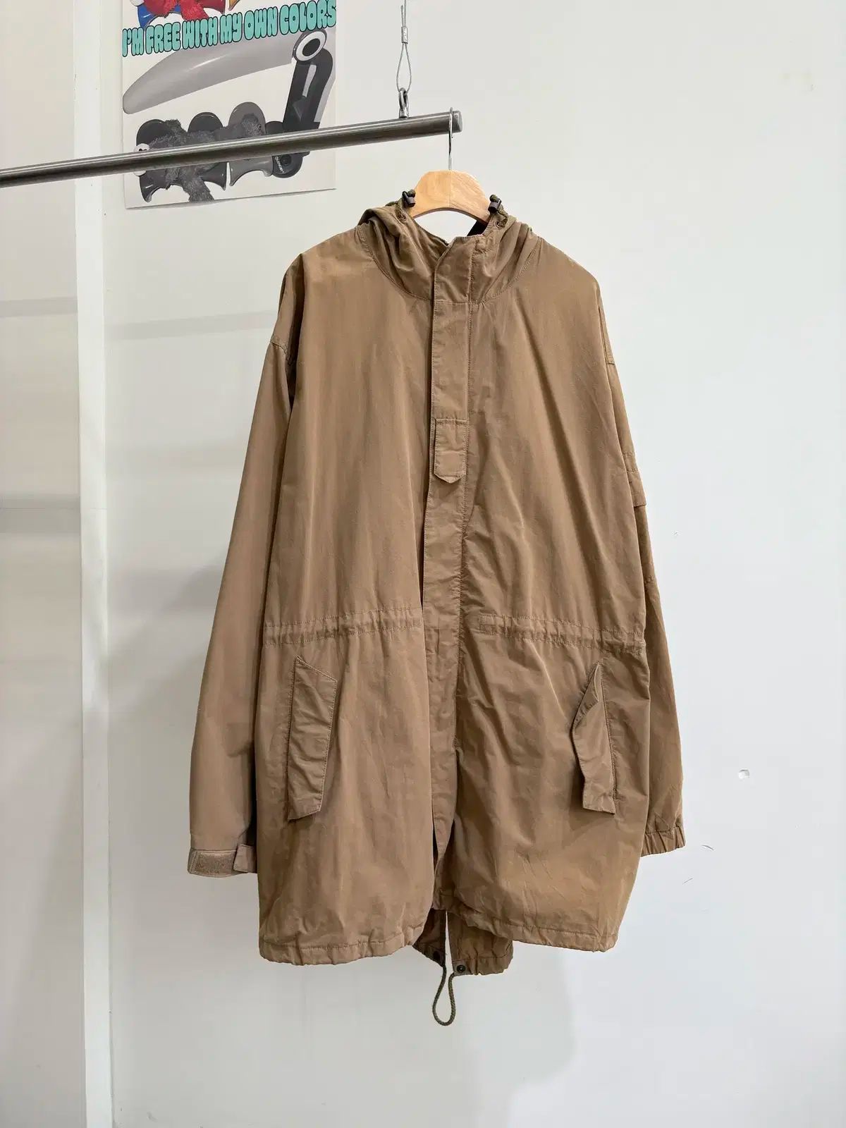 SMITH ´ S AMERICAN ベージュ コットン フィッシュテールコート