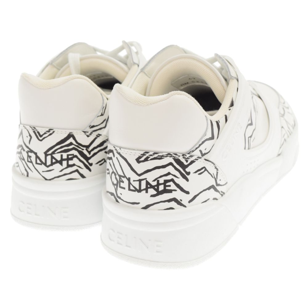CELINE (セリーヌ) CT-07 Low Lace-up Sneaker in Calfskin&Zebra