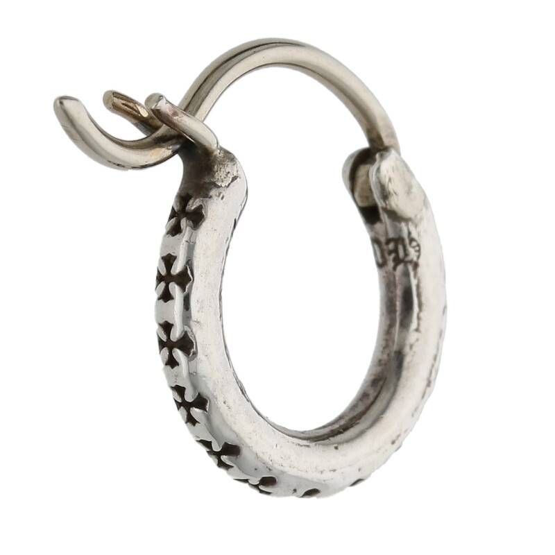 【極美品】クロムハーツ HOOP TFL SML フープピアス クロムハーツ HOOP TFL SML フープシルバーピアス メンズ - メルカリ