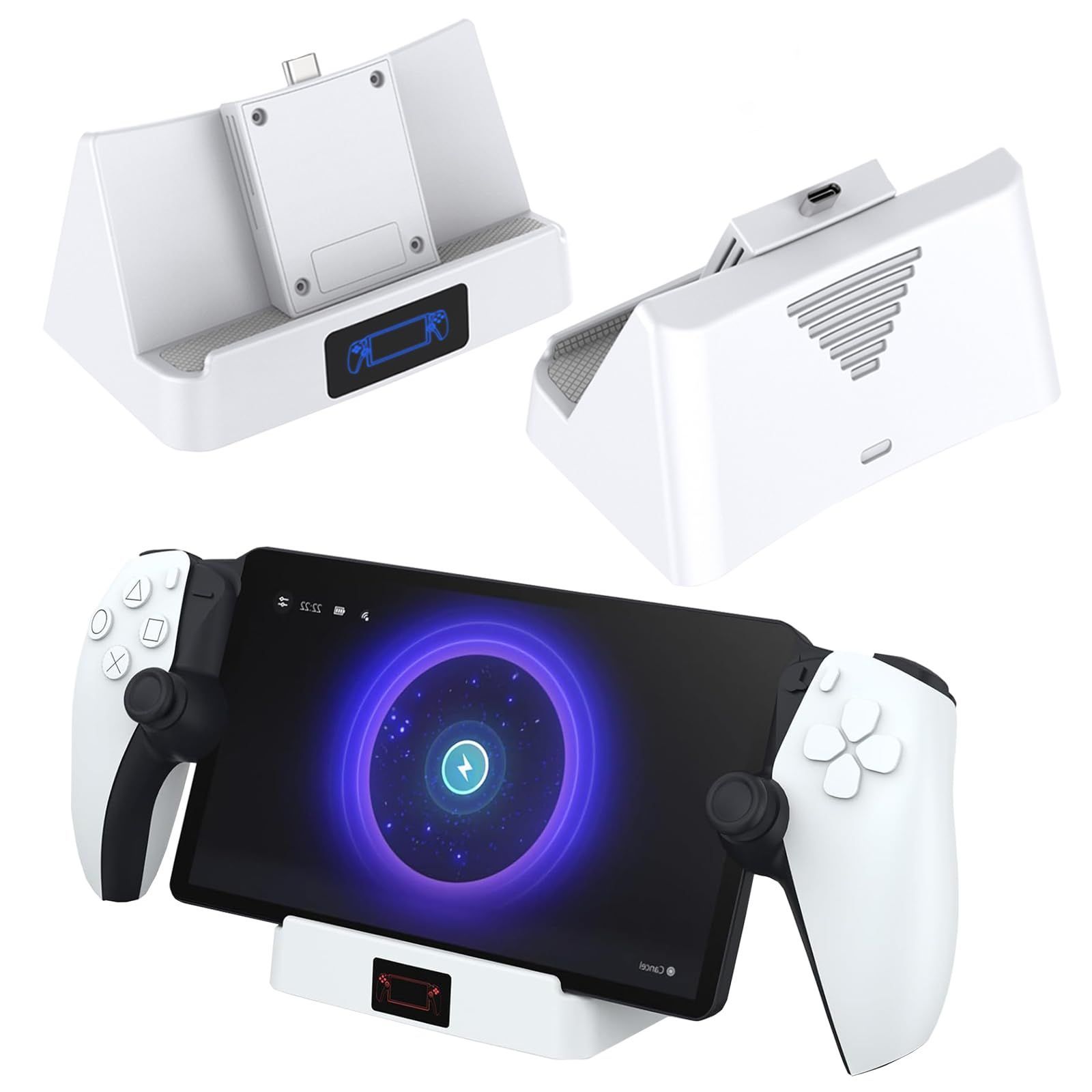 PS Portal 用充電スタンド【新登場-ワイヤレス充電が便利】Lwuckbarrt 