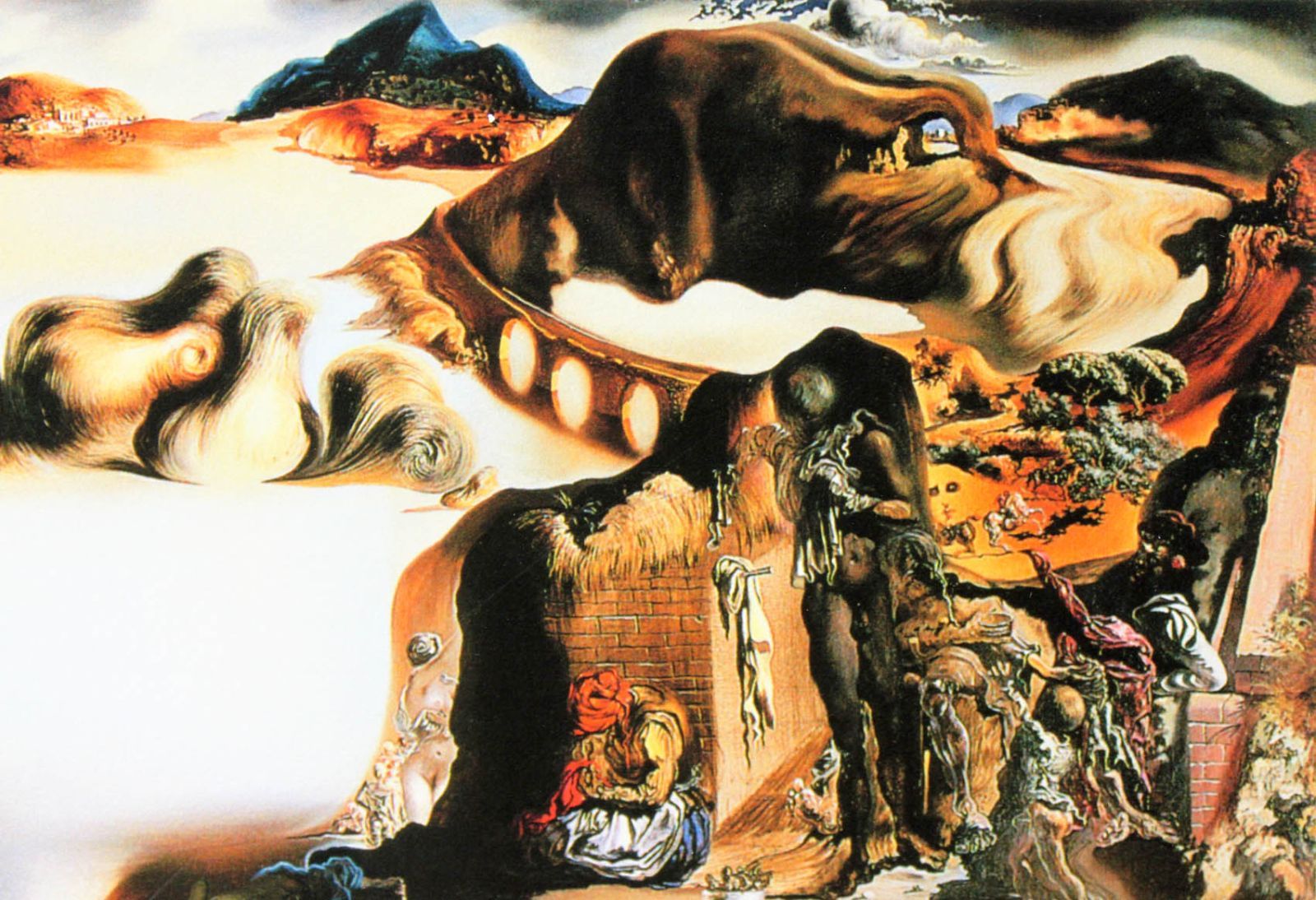 ■サルバドール・ダリ Salvador Dali■『浜辺の夢』■額付絵画 □サルバドール・ダリ Salvador Dali□『浜辺の夢』□額付絵画