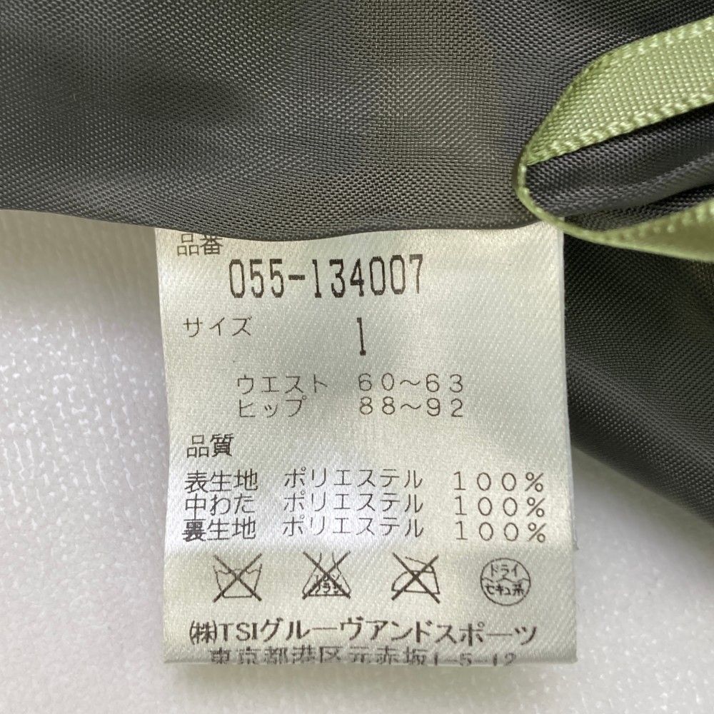 サイズ：1 PEARLY GATES パーリーゲイツ  中綿スカート  カーキ系 [240101397247] ゴルフウェア レディース ストスト サイズ：1 PEARLY GATES パーリーゲイツ 中綿スカート カーキ系