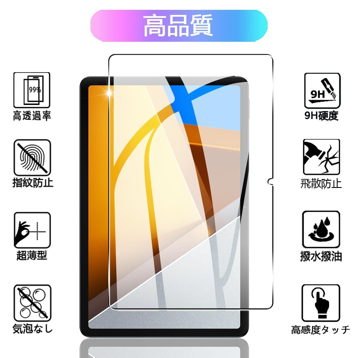 2枚セット】 対応 Xiaomi Poco Pad / Redmi Pad Pro ガラスフィルム 2枚 【日本製素材旭硝子製】 対応 Xiaomi  Poco Pad / Redmi Pad Pro 12.1インチ タブレット フィルム 強化ガラ - メルカリ