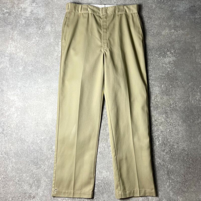 80s USA製 Dickies 874 チノ ワーク パンツ 36 32 / 80年代 アメリカ製 