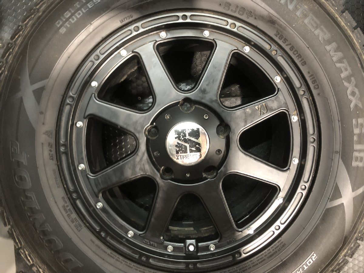 タイヤほぼ未走行【DL SJ8+ 285/60R18】スタッドレス【MLJ XTREME-J 