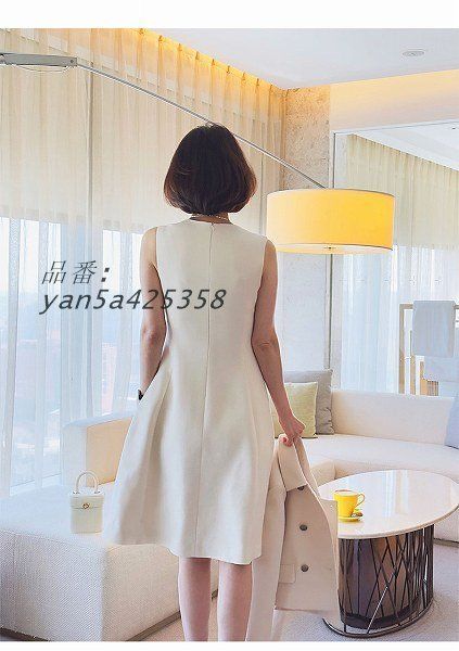 上品ノースリーブワンピース フ