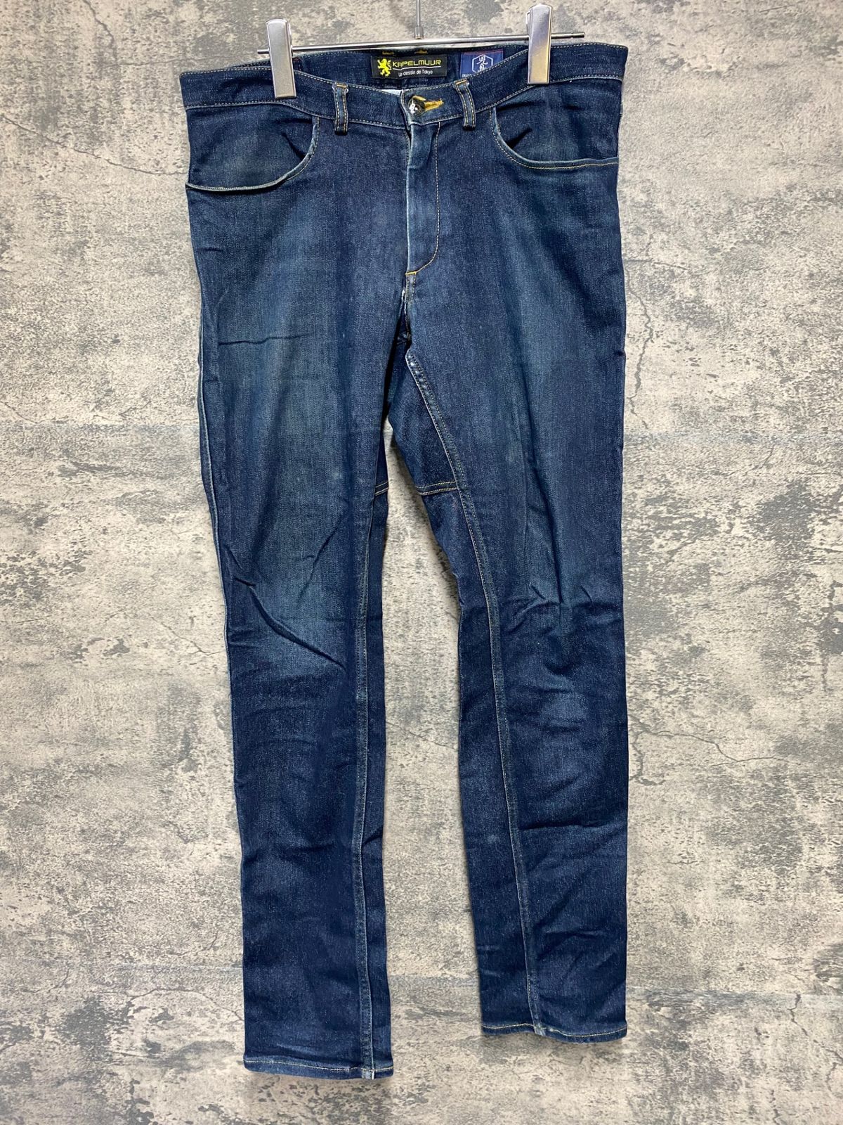 JM262 カペルミュール KAPELMUUR サイクルパンツ 青 L 児島デニム