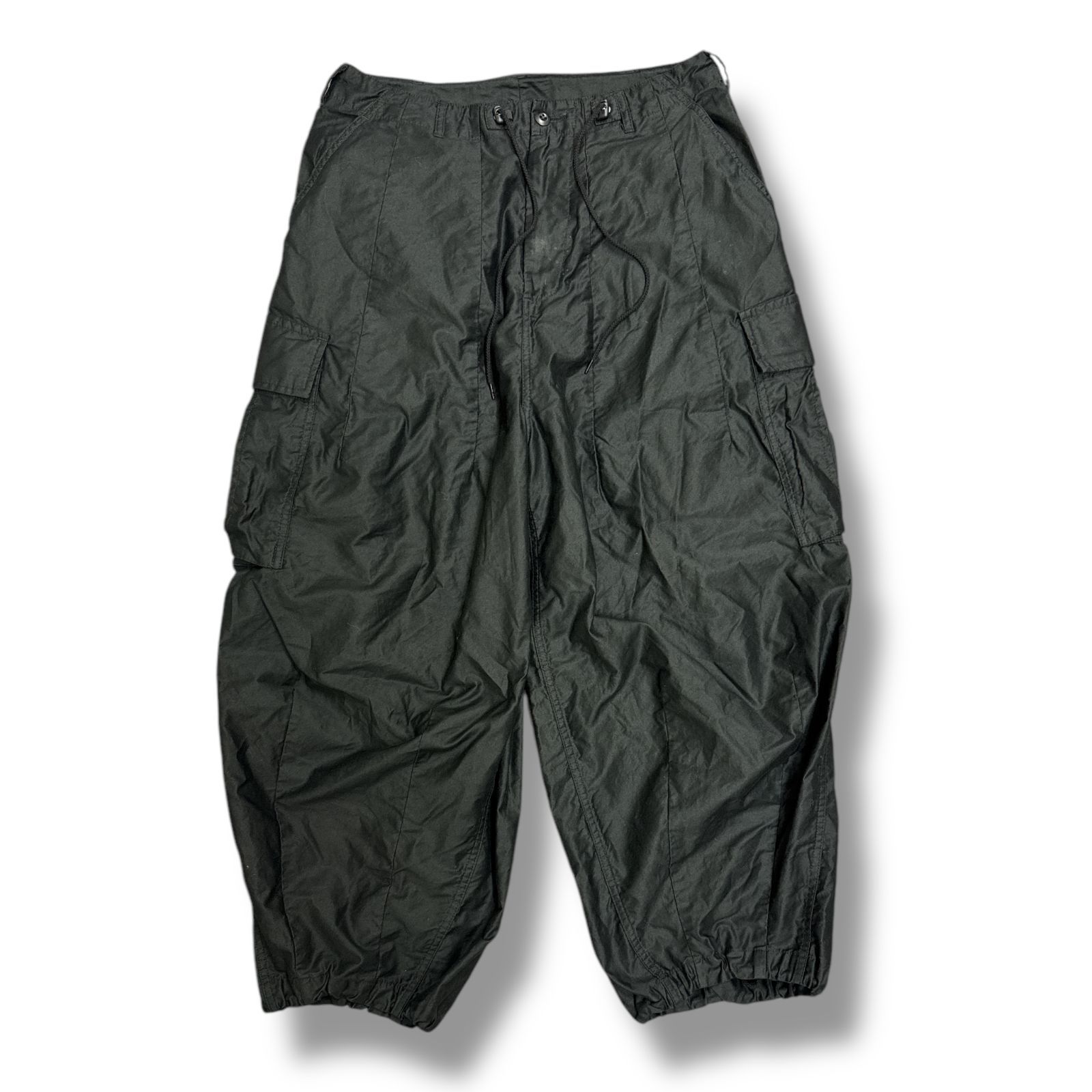 参考上代26400円 NEEDLES H.D Pant - BDU ヒザデルパンツ イージーカーゴパンツ ニードルス QV155 ブラック S 90437A7