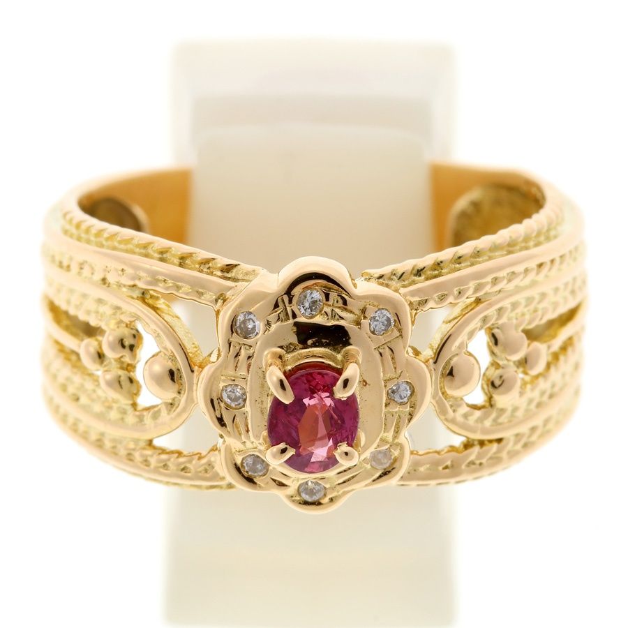 585WG ルビー・ダイヤモンド リング 品番r21-480