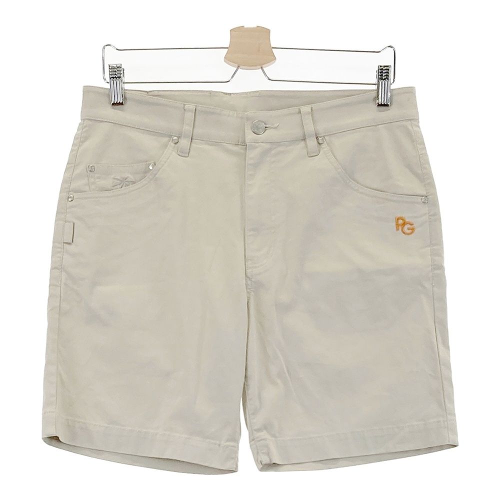 サイズ 4 PEARLY GATES パーリーゲイツ 2025年モデル バック刺繍 ストレッチハーフパンツ ベージュ系 240101533250 ゴルフウェア メンズ ストスト