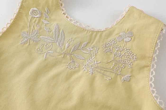 タンクトップ 女の子 子供服 ノースリーブ キッズ 刺繍 セットアップ 袖なしtシャツ クルー Tシャツ ボーダー柄タンクトップ 子供 Rora 通販 0 2023春夏新作☆子供服☆キッズ服☆キャミソール