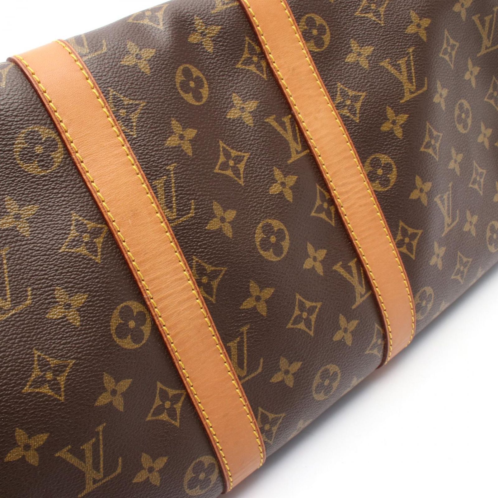 ルイ ヴィトン LOUIS VUITTON ボストンバッグ キーポル45 モノグラム M41428 PVCコーティングキャンバス レザー キーポル45 ユニセックス Used B DECORATOM_COM_BR