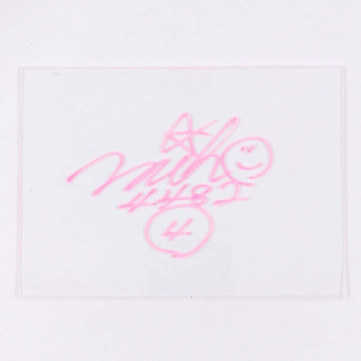 守谷美穂 4482 アクリル 35回レディースチャンピオン アクリルプレート 直筆サイン 競艇