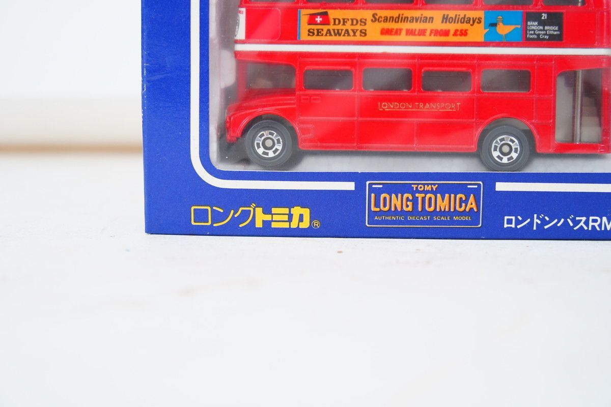 8.440 △ ロングトミカ ロンドンバス RM L8 赤箱 日本製 絶版
