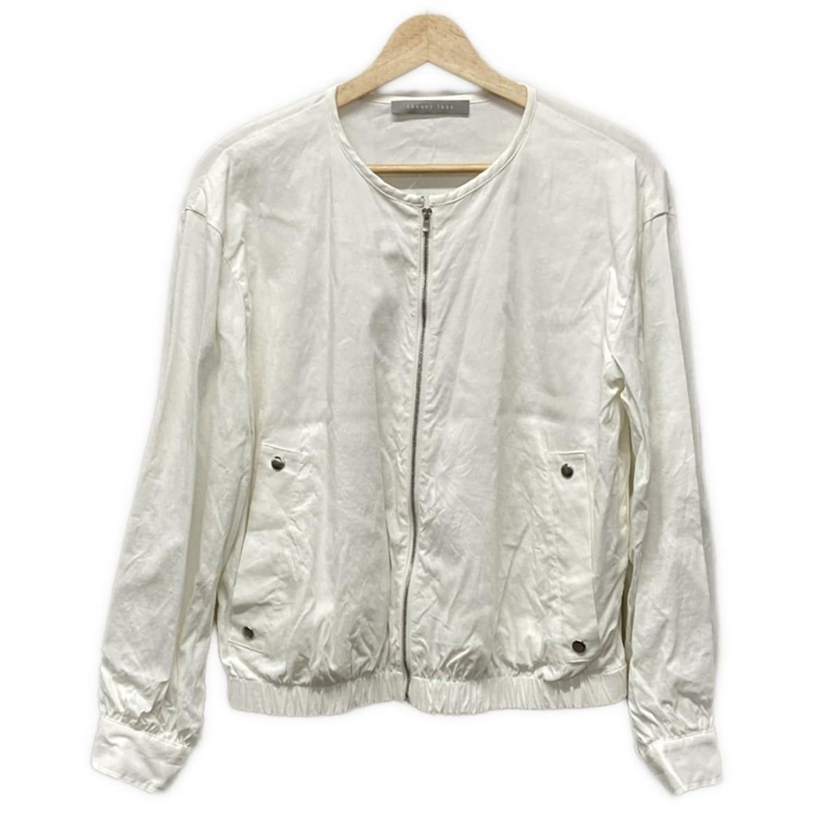 theory luxe セオリーリュクス ブルゾン サイズ038 M レディース - 白 長袖|ジップアップ|秋|春