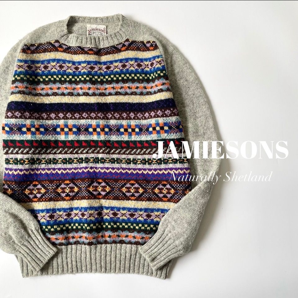 新品・未使用品 Jamieson's シャギードッグ フェアアイル 40