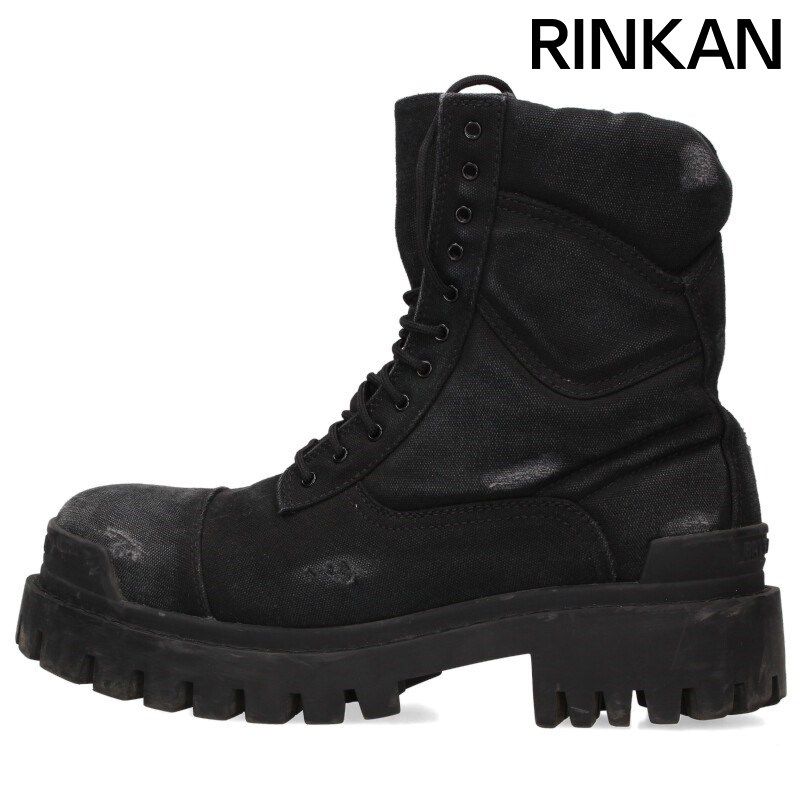 バレンシアガ COMBAT STRIKE コットンキャンバスブーツ メンズ 43 バレンシアガ COMBAT STRIKE コットンキャンバスブーツ メンズ