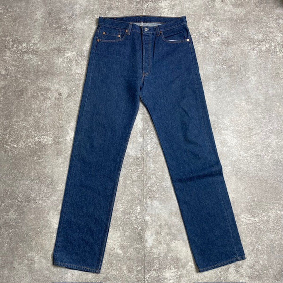 90's Levi's 501 リーバイス 復刻 USA製 W34 刻印532 赤タブ 脇割 ヴィンテージ