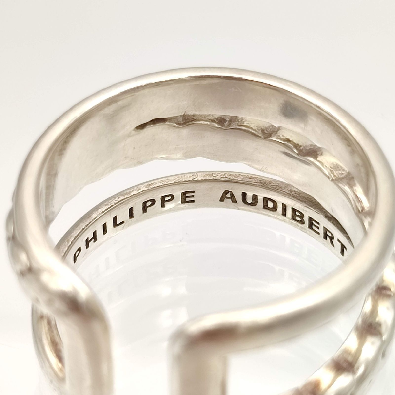 美品】PHILIPPE AUDIBERT フィリップオーディベール シルバー3連 
