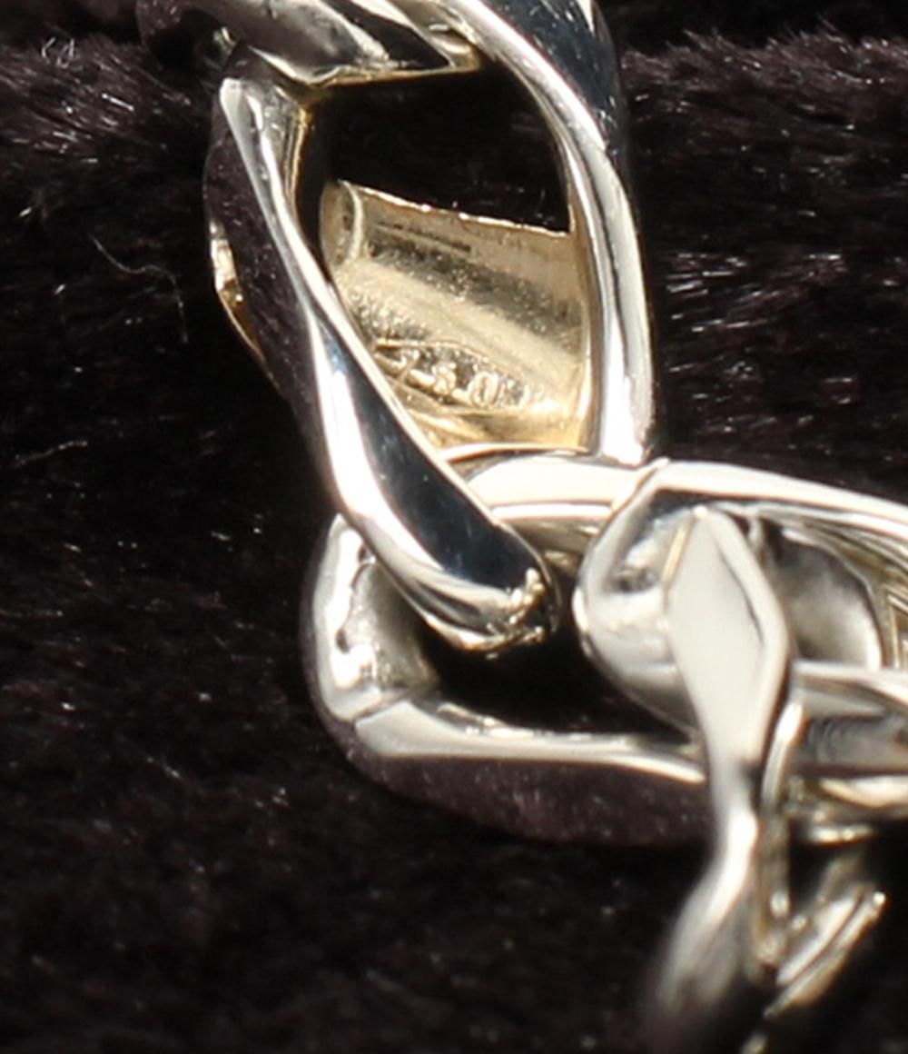 TiffanyティファニーフィガロブレスレットSV925 k18 TiffanyティファニーフィガロブレスレットSV925 k18