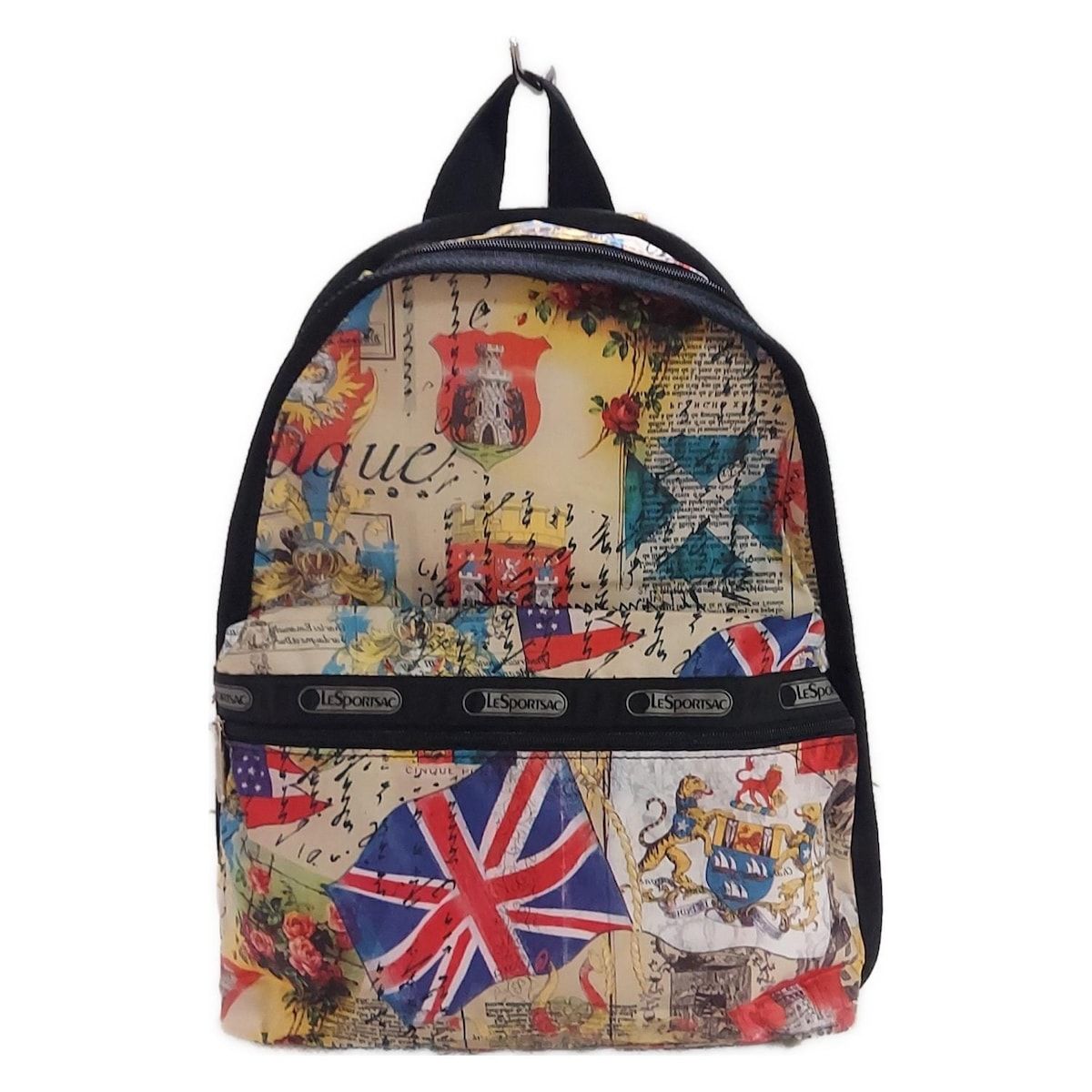 LESPORTSAC レスポートサック リュックサック - ベージュ×パープル×マルチ