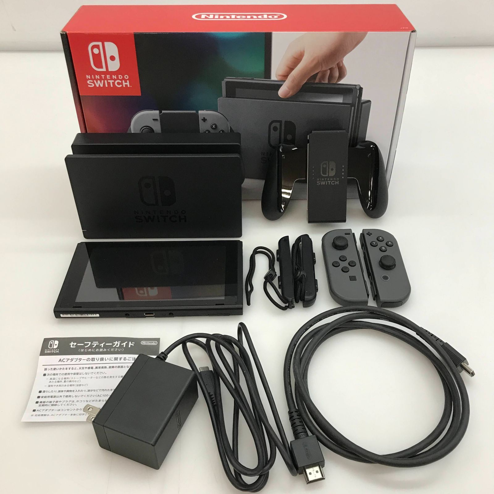 05m 1056 【SWITCH 本体】 Nintendo SWITCH 旧型 本体 グレー Joy-con ...