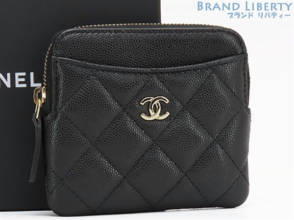 極美✨サンローラン キーケース 6連 キャビアスキン Vステッチ 黒 【極